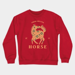 Year of The Horse - Chinese Zodiac Crewneck Sweatshirt